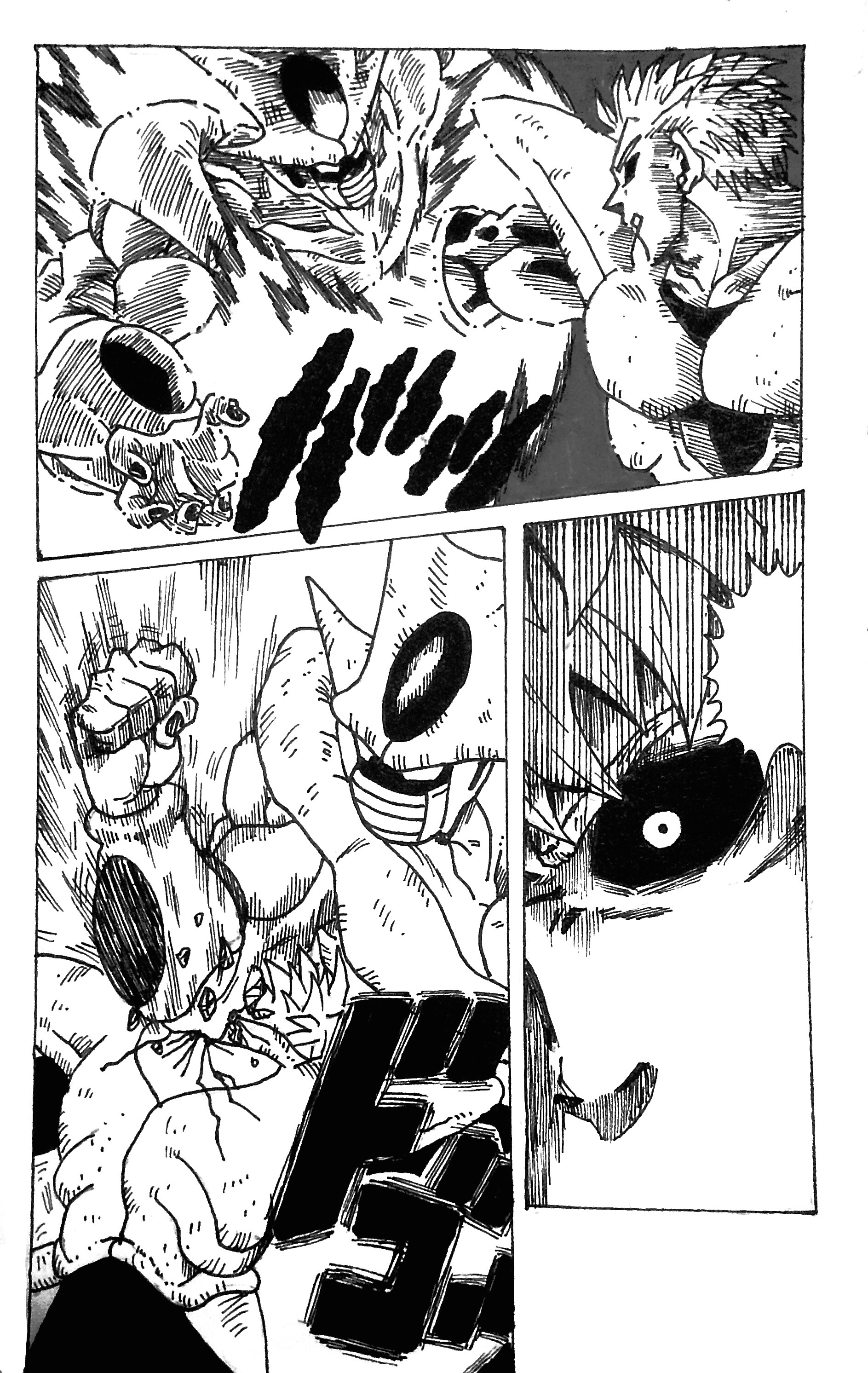 Genos vs Cooler (Final Form) comic art 1 by BrYcEBrOwNARTS on DeviantArt