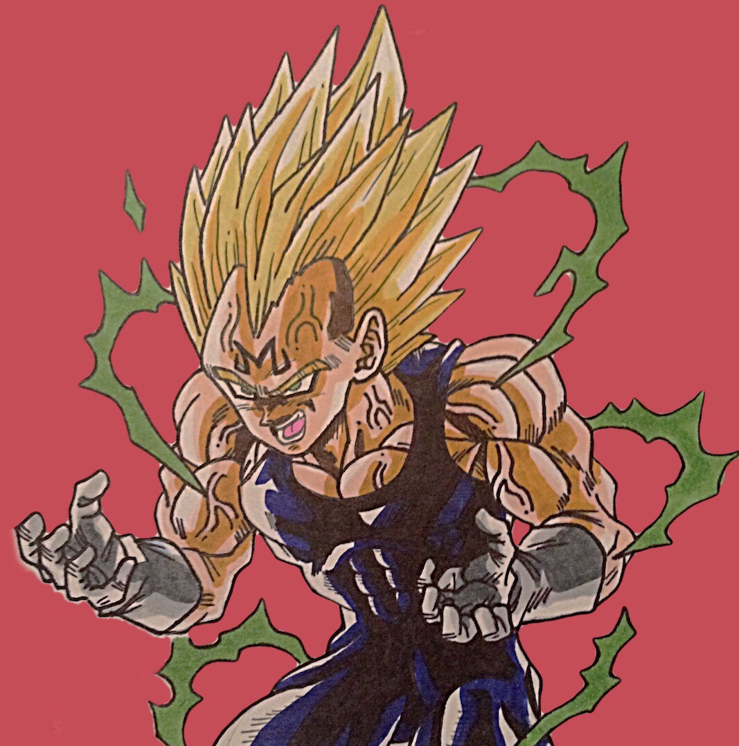 Majin Vegeta ssj2 (3) by davidferres on DeviantArt