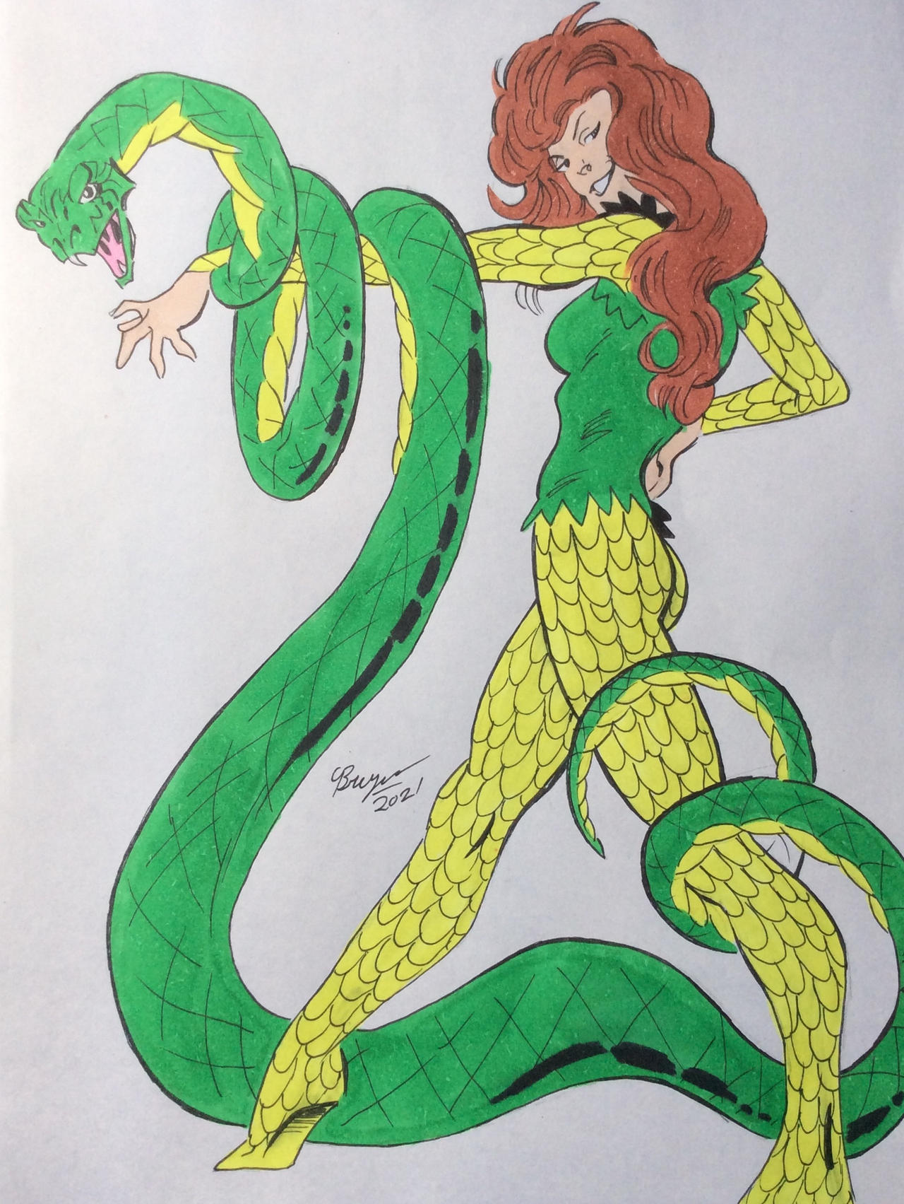 Princess Python Art 2021 by BrYcEBrOwNARTS on DeviantArt