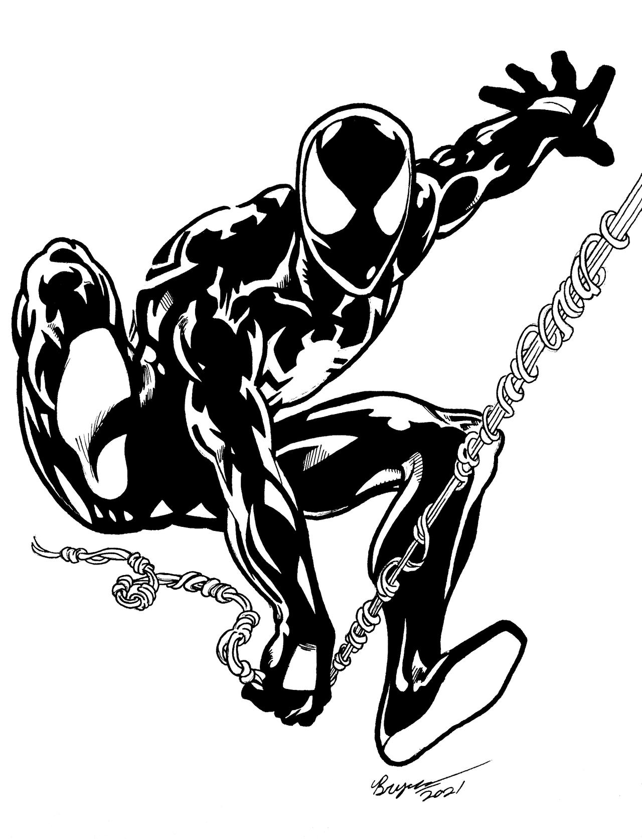 Spider Man Symbiote Suit Art 2 2021 By BrYcEBrOwNARTS On DeviantArt spider-man-symbiote-suit-art-2-2021-by-brycebrownarts-on-deviantart