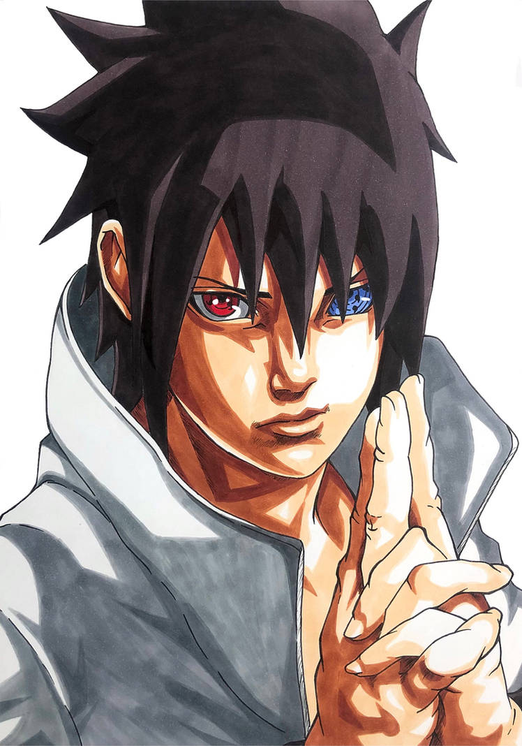 Sasuke Uchiha Art 1 2022 by BrYcEBrOwNARTS on DeviantArt