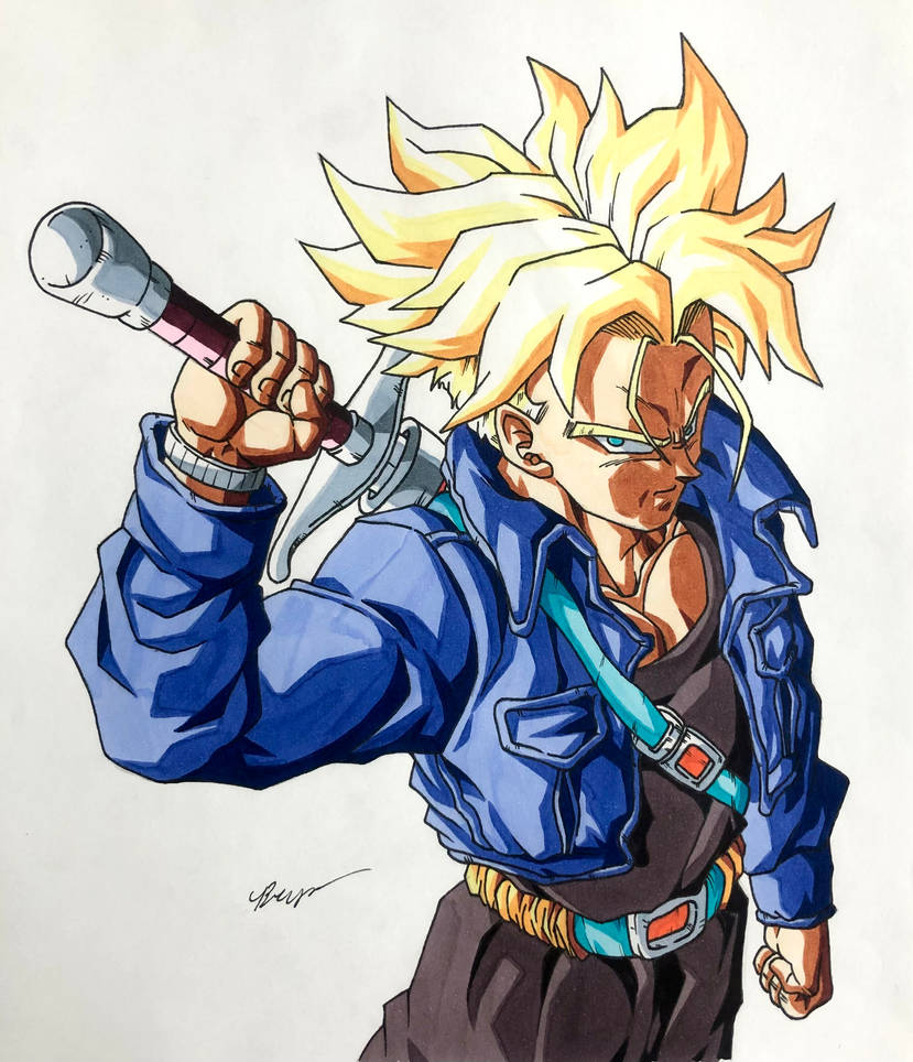 Trunks Art 1 2022 by BrYcEBrOwNARTS on DeviantArt