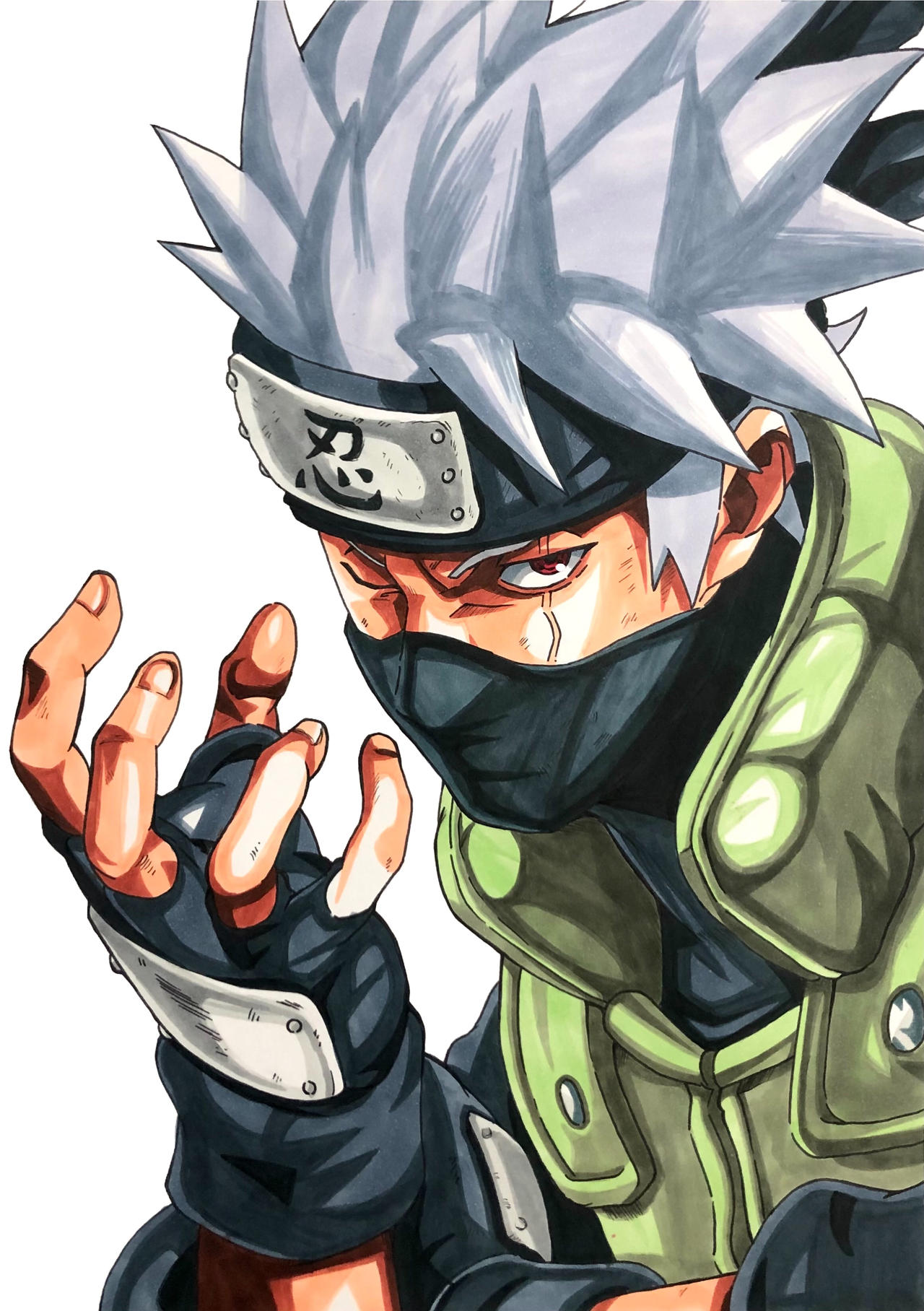 Kakashi Hatake Art 1 2023 by BrYcEBrOwNARTS on DeviantArt