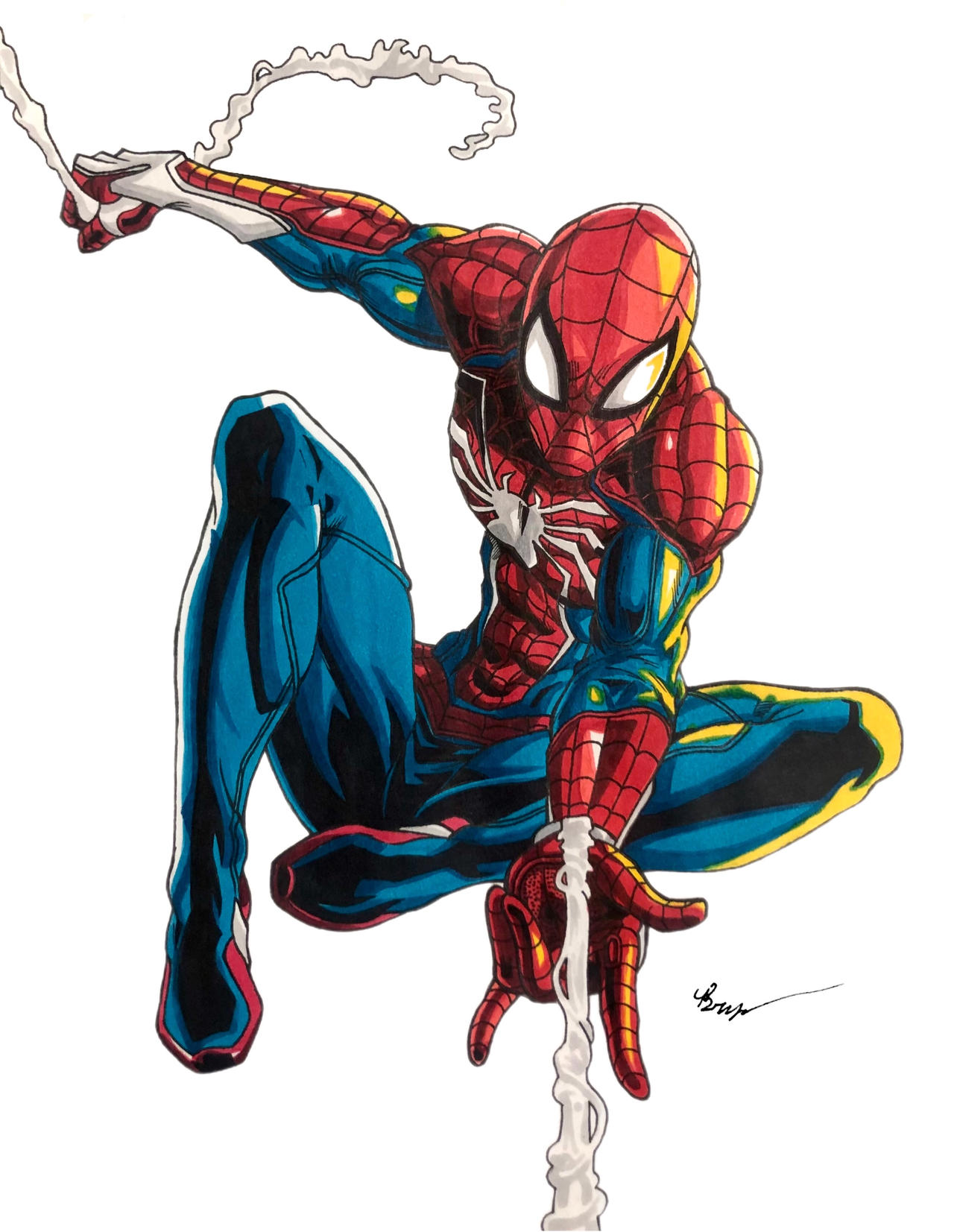 Marvel's Spider-Man Remastered 2023 Amazing 2 Suit by danyvianicandiani on  DeviantArt