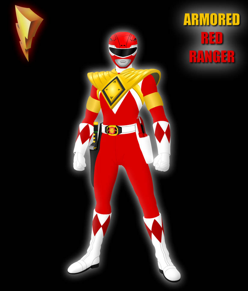 Armored Red Ranger by Yurtigo on DeviantArt