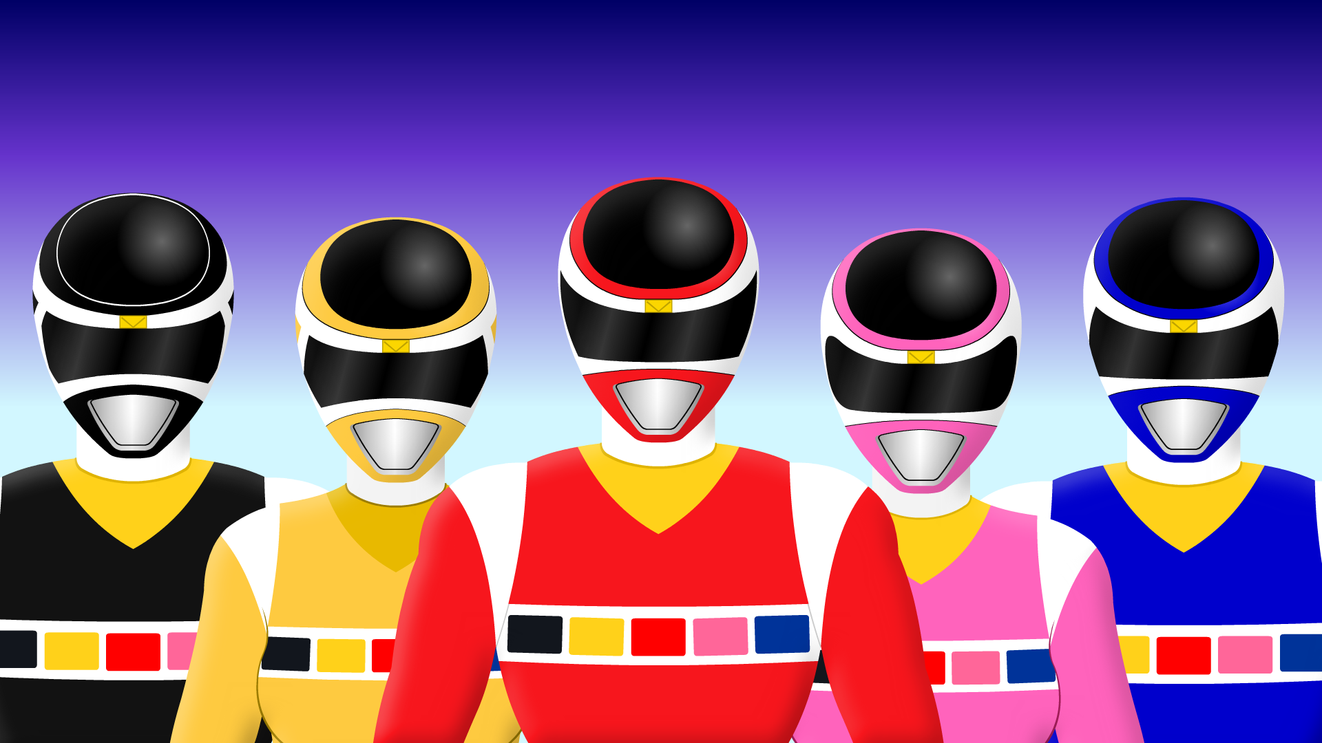 Classic Denji Sentai Megaranger by Yurtigo on DeviantArt