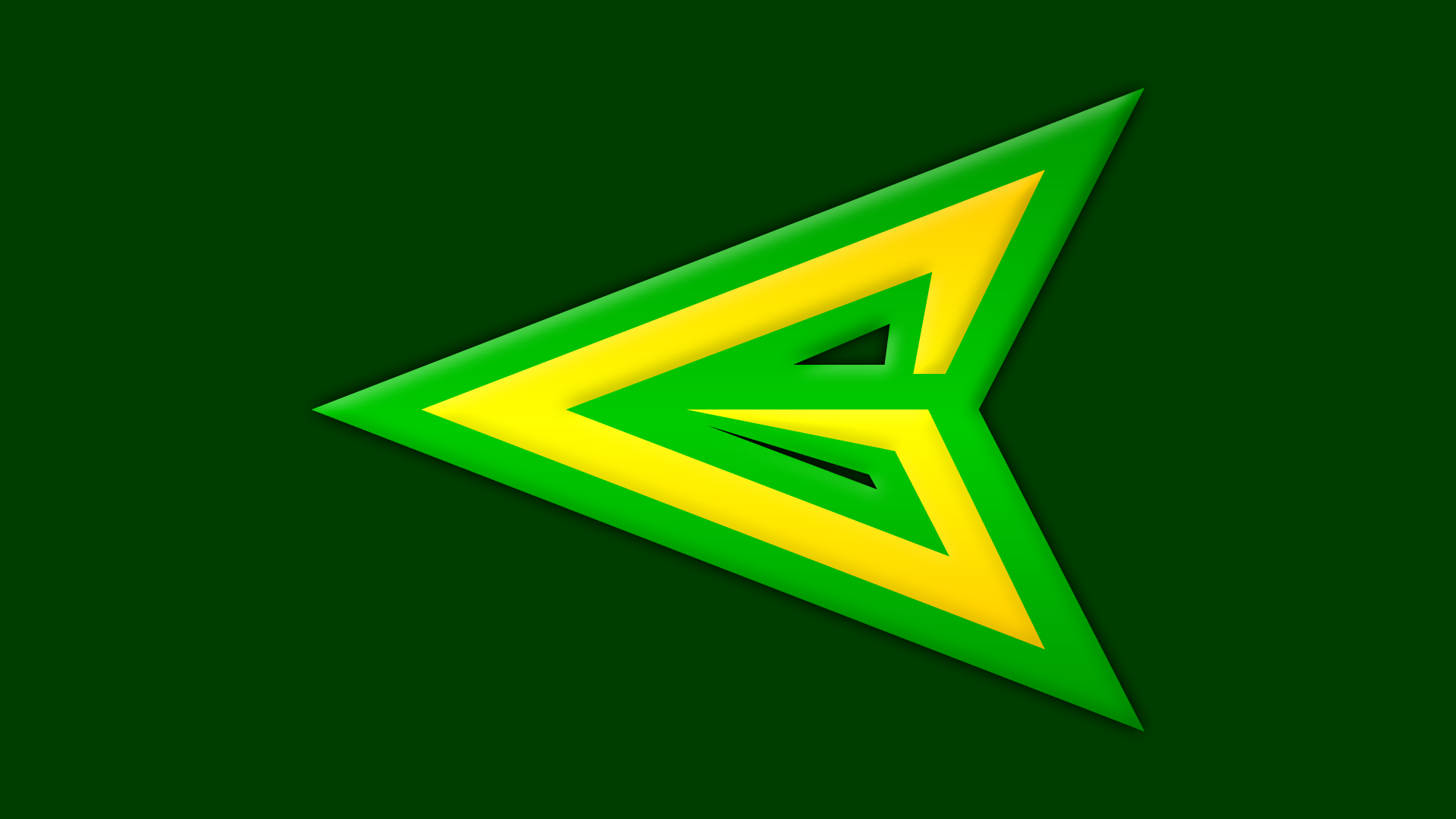 Green Arrow Symbol