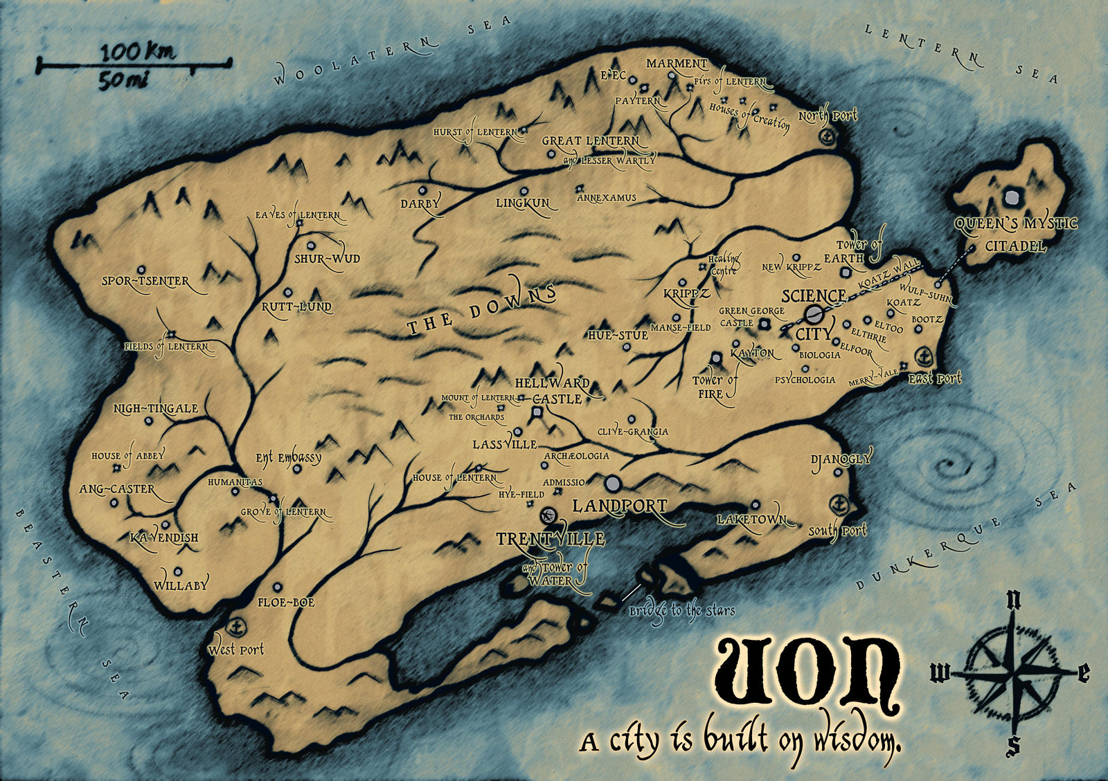 World of Uon - fantasy map for RPGSoc by Jynt0 on DeviantArt