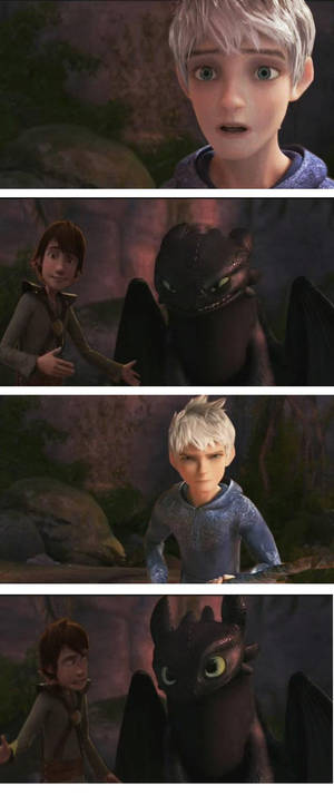 Hiccup and Jack Frost