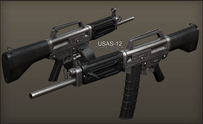 3D - USAS-12 (in progress)