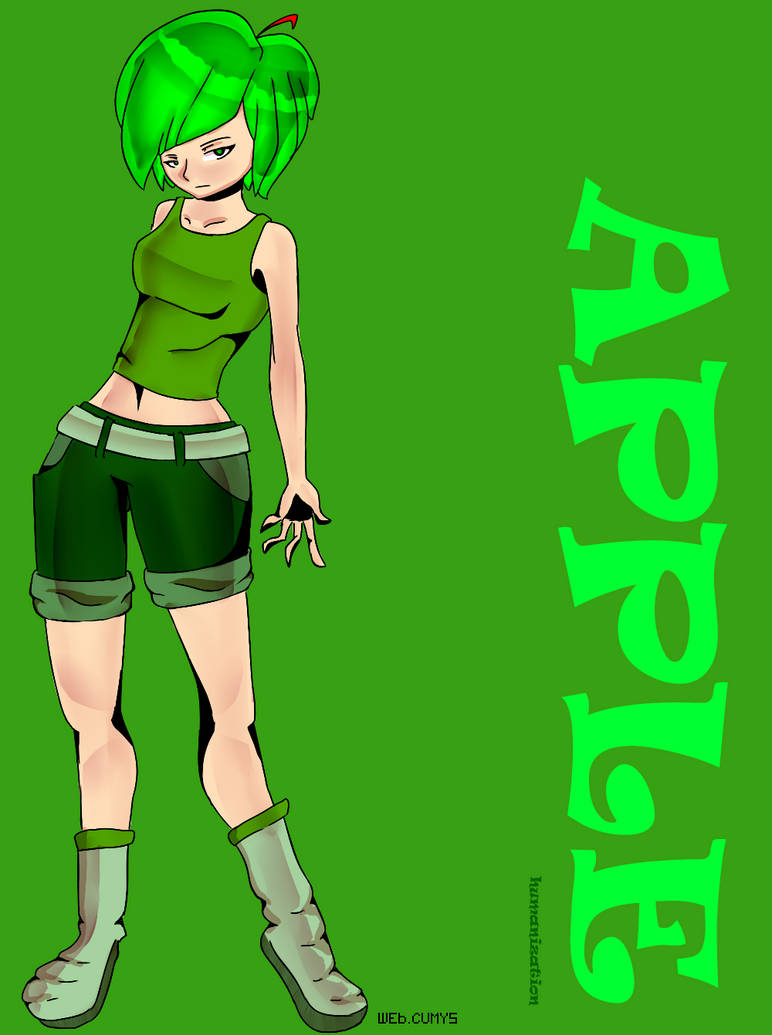 Humanized Apple Apple humanization by webcumys on DeviantArt