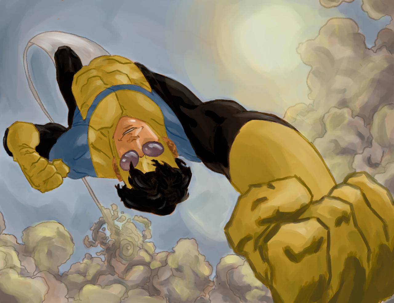 Invincible Background Paint Invincible Digital Painting (2021) by mikeymakescomics on DeviantArt