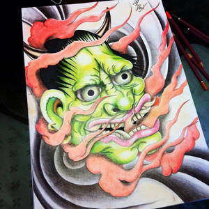 Hannya drawing 2