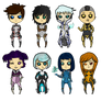 Warframe Unmasked Chibis