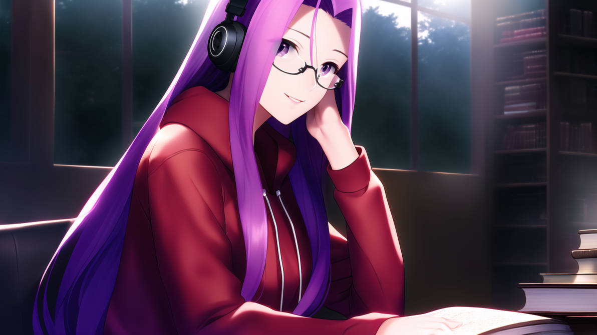 Vibing in the Library by MjonirDA on DeviantArt