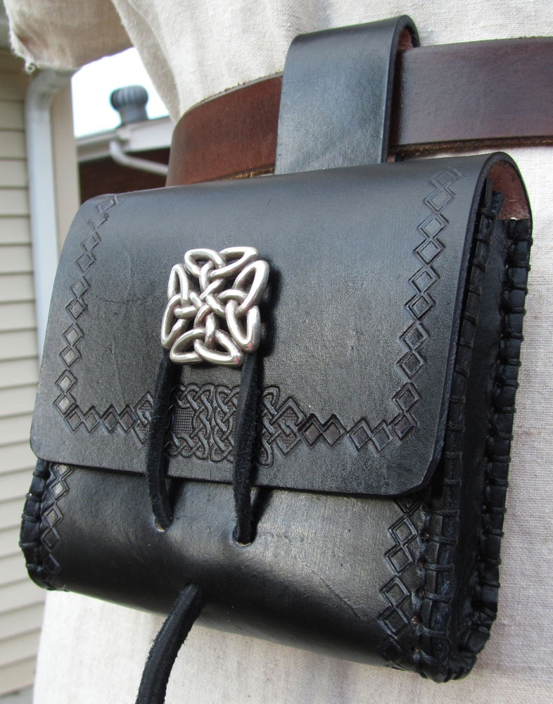 Black Bag with Custom Stamping