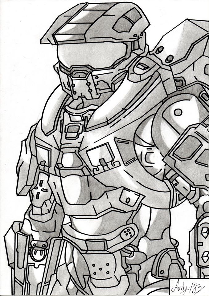 Master Chief///-Halo by Andy-183 on DeviantArt