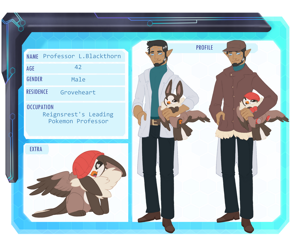 Grovehart NPC #001- Professor Blackthorn by Reigns-landing on DeviantArt