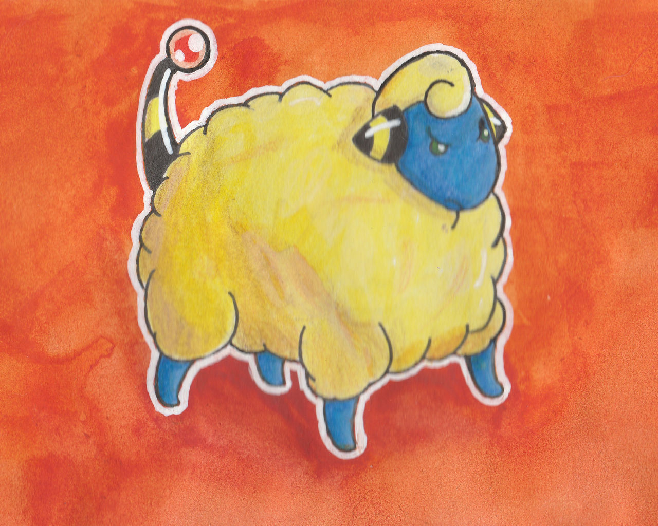 Zoop the Mareep by GoatSeason on DeviantArt
