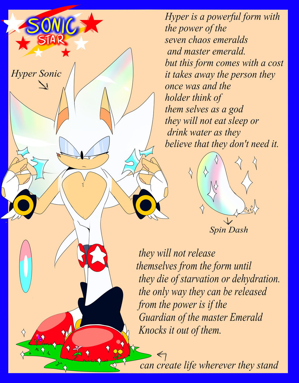 Sonic Star-Hyper Sonic by xXBlueRavenXxx on DeviantArt