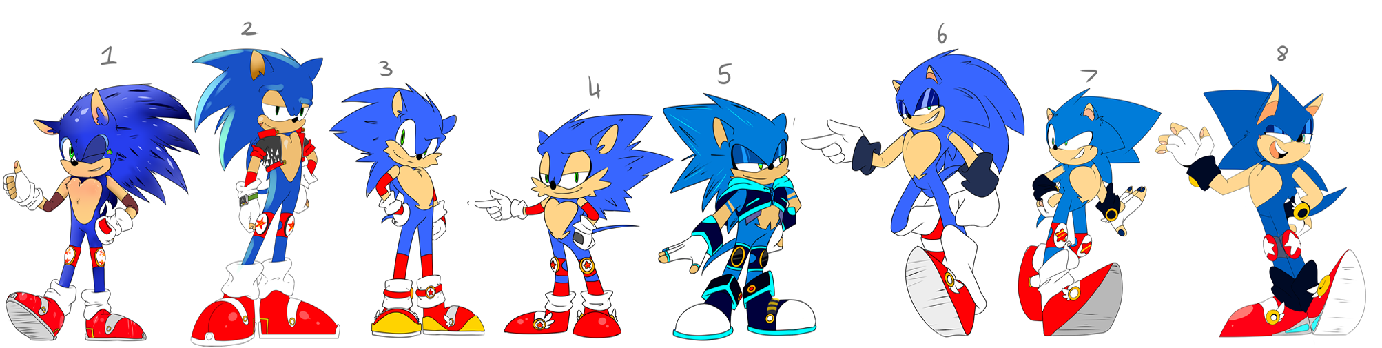 Sonic Evolutions by JohnAdventure on DeviantArt