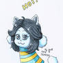 Day 17 - Temmie ~ Undertale drawing challenge