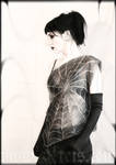 Silk spider web top by Kteis-Art