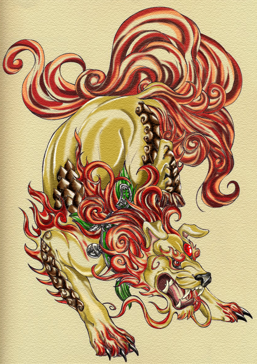 Foo Dog by Ulaa1993 - Colored