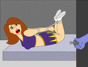 Kim hogtied-cheerleader version