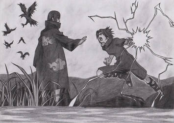 Sasuke vs itachi by GerryPro