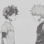 Deku and Kacchan
