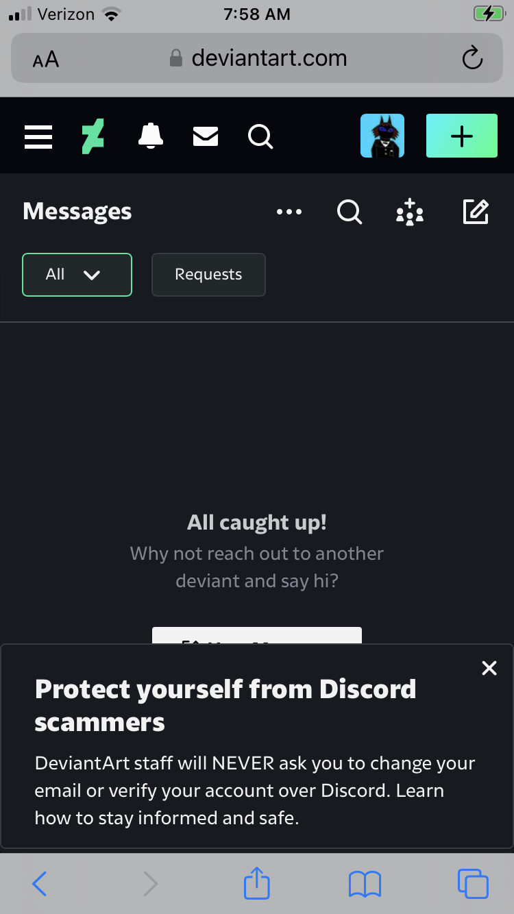 Deviantart Scam DeviantArt Discord Scammer Warning by Jacyrium on DeviantArt