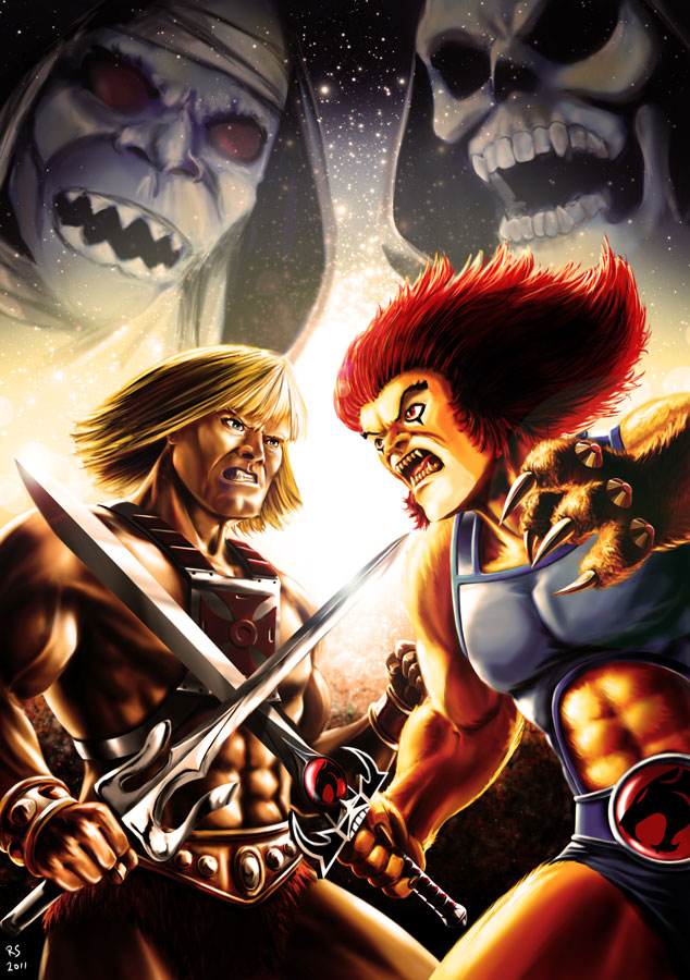 He-Man vs Lion-O by Robert-Shane on DeviantArt