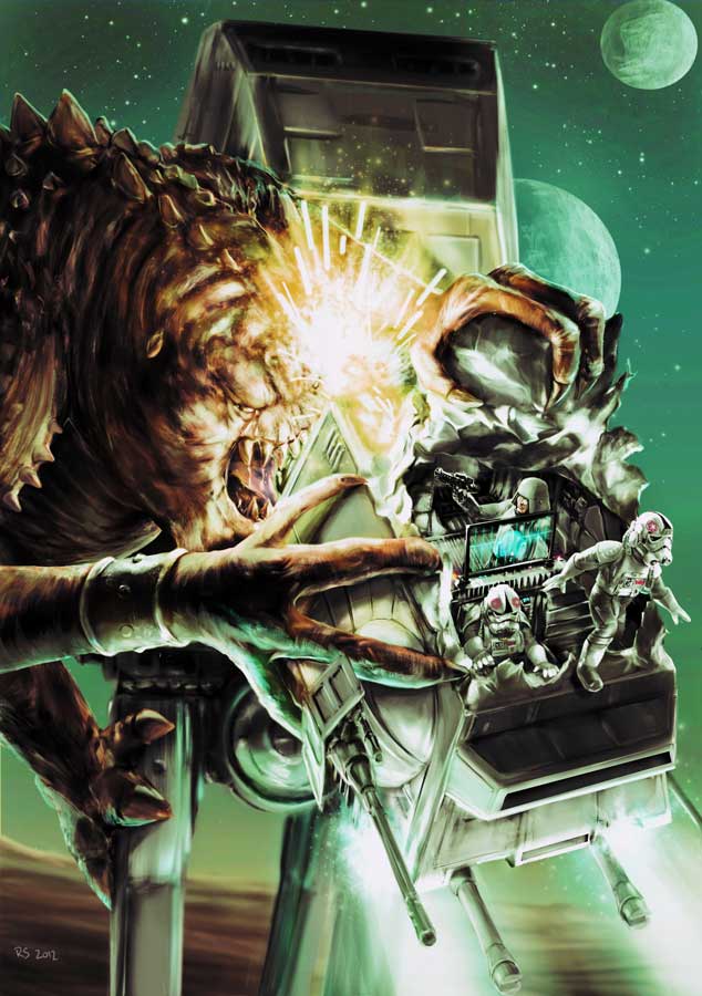 Rancor vs AT-AT Walker