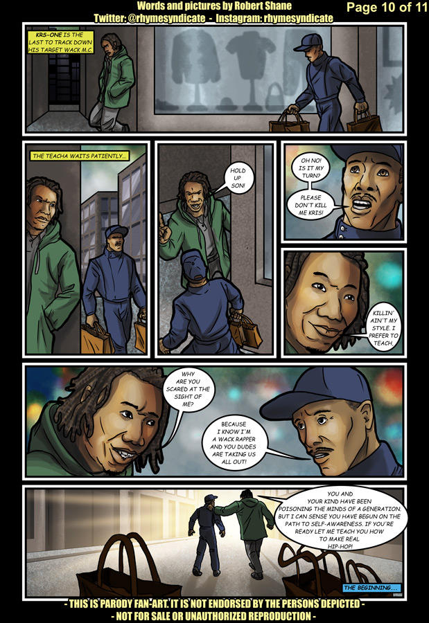 Common Rapper Comic Comic Art Of Rap - page 9 by Robert-Shane on DeviantArt