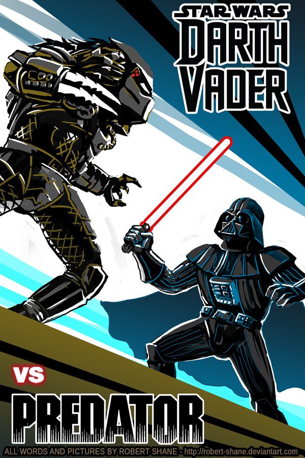 Darth Vader vs Predator - cover