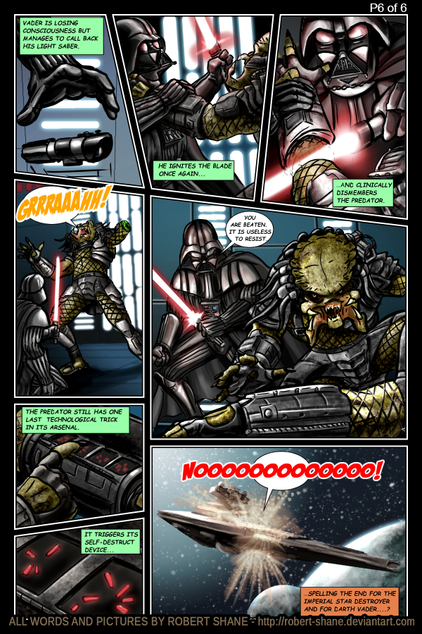 Darth Vader vs Predator - page 6 of 6 by Robert-Shane on DeviantArt