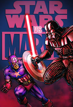 Captain America vs Darth Vader