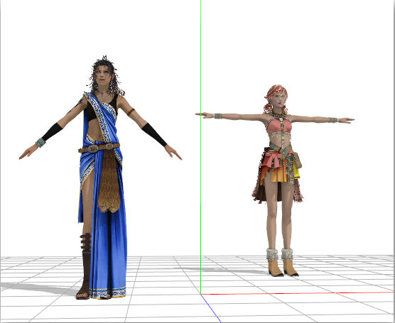 MMD Final Fantasy XIII: Fang and Vanille (unrigg) by Tokami-Fuko on ...