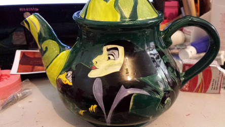 Maleficent Teapot finished