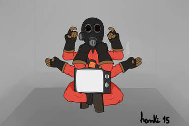 Pyro TF2 (Echo - Vocaloid pose)