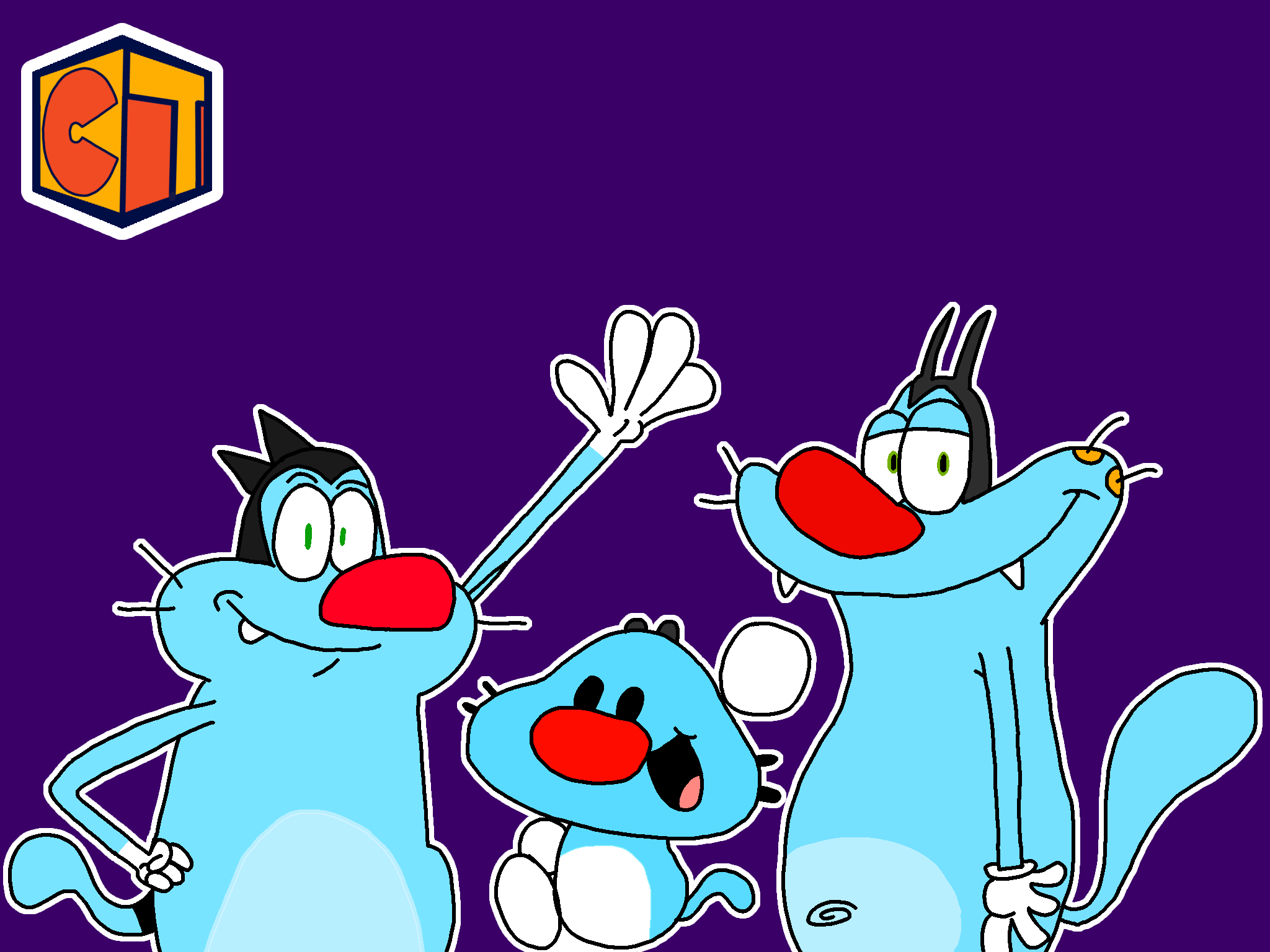 The Three Versions Of Oggy by CheesyToon2 on DeviantArt
