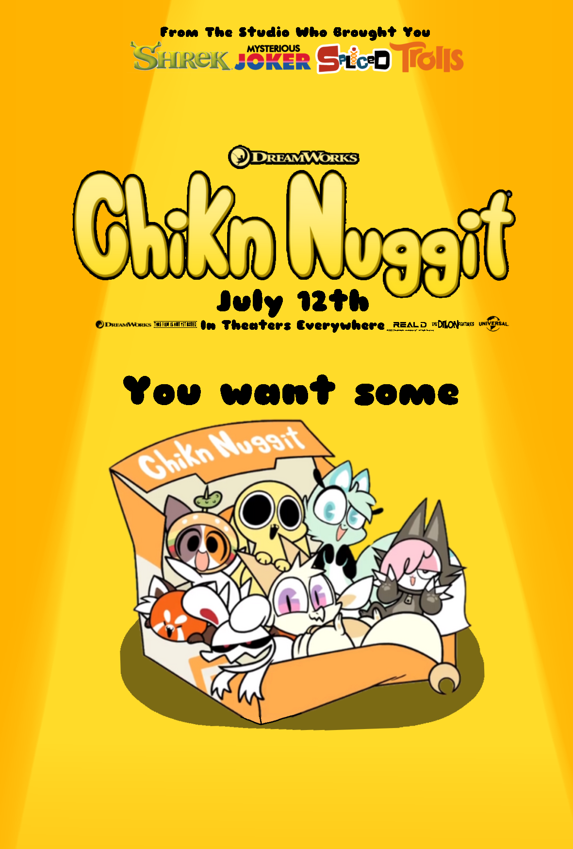 DreamWorks Chikn Nuggit (2024) Poster (2) by CheesyToon2 on DeviantArt DreamWorks Chikn Nuggit (2024) Poster (2) by CheesyToon2 on DeviantArt