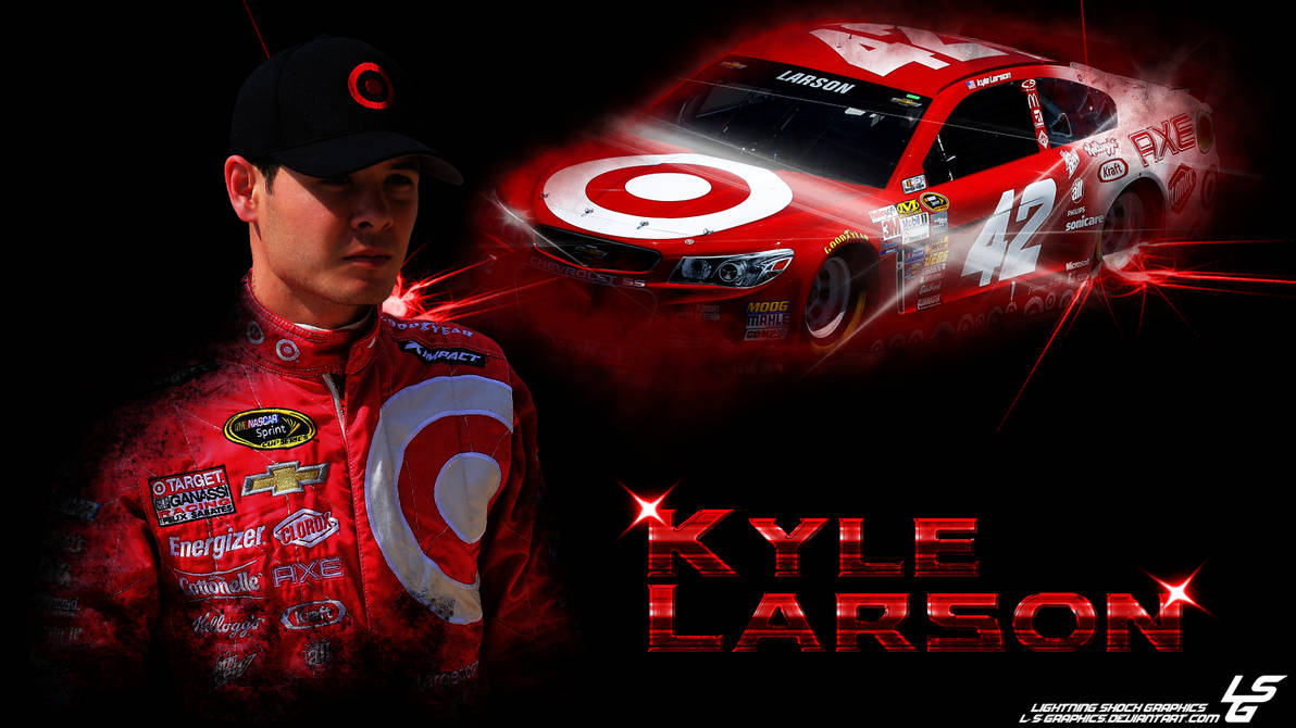 Kyle Larson 'NASCAR '14 Rookie Series' Wallpaper by L-S-Graphics on