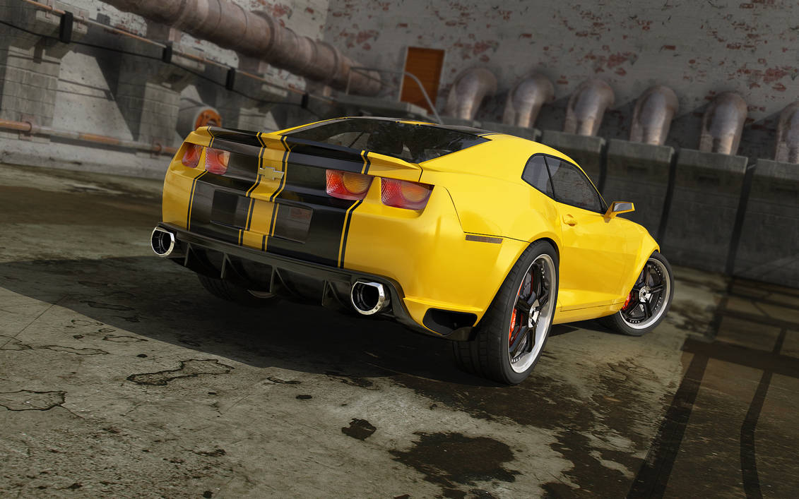 Chevrolet Camaro rear end by stefanmarius on DeviantArt