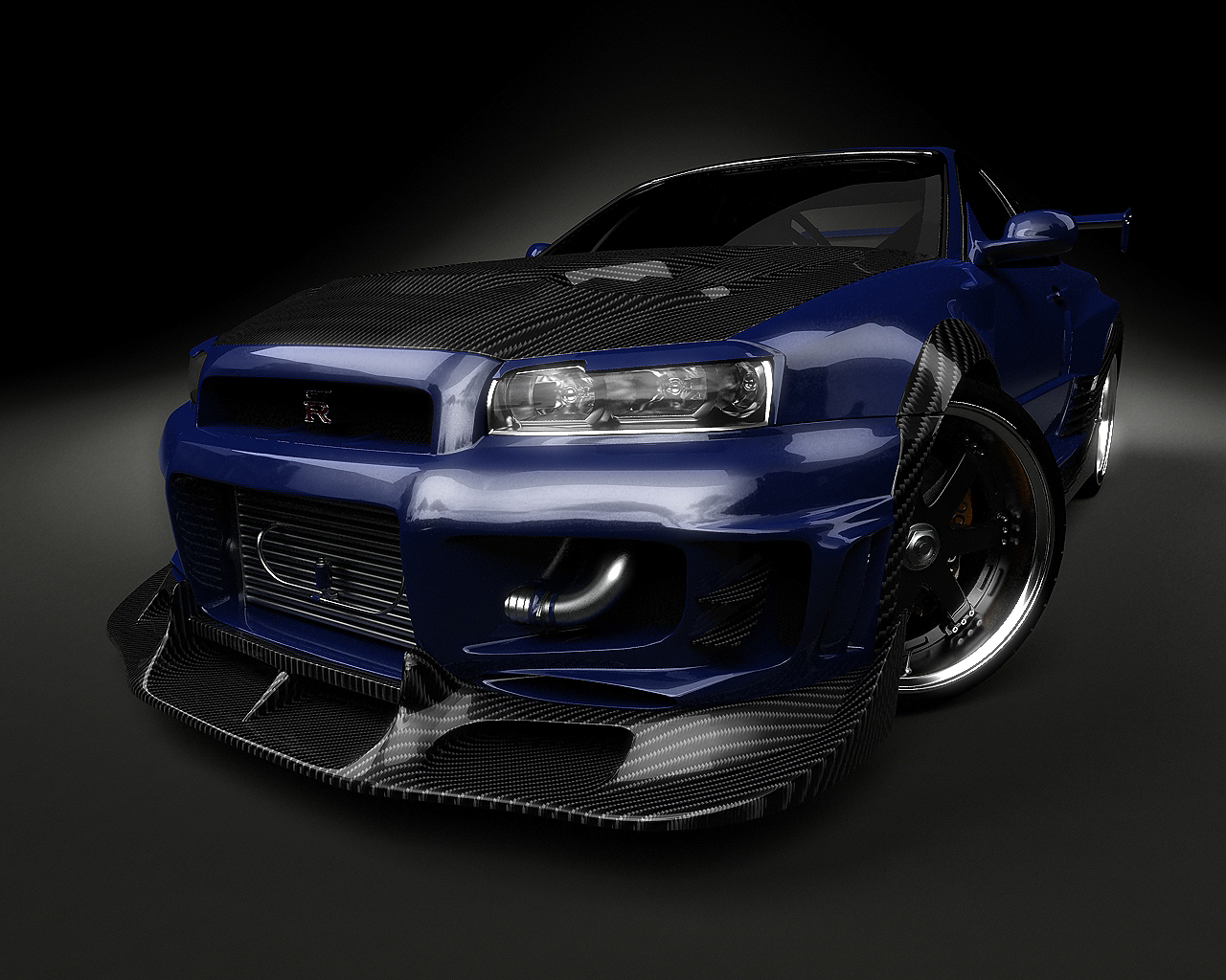 Nissan Skyline GTR Front by stefanmarius on DeviantArt