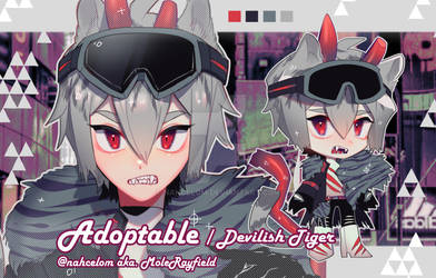 [CLOSED] Adoptable 07 Devilish Tiger