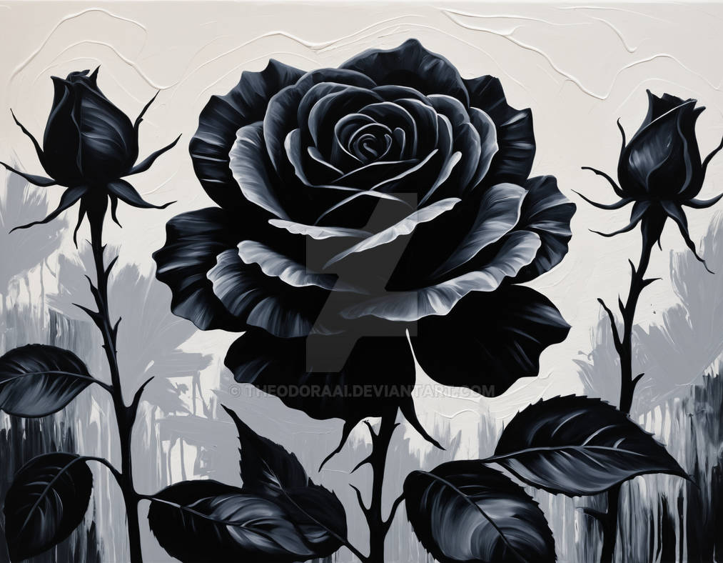 Black Roses One Piece Black Rose 3 by TheodoraAI on DeviantArt