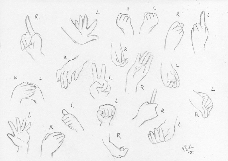 Hand base sketch by GaMuChAn on DeviantArt