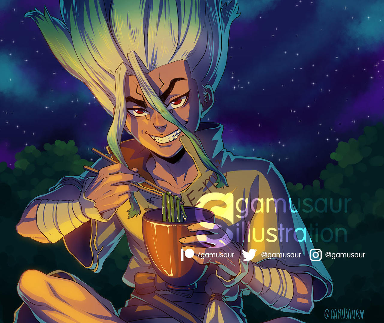 Senku by Gamusaur on DeviantArt